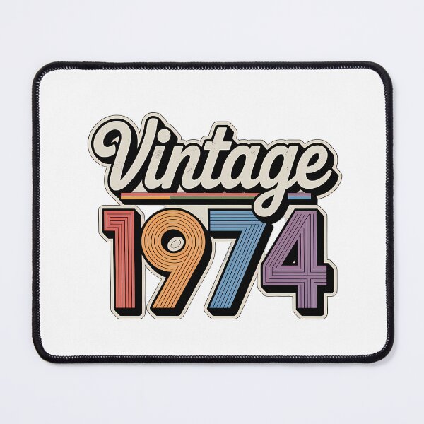 Item preview, VINTAGE 1974 Retro Text designed and sold by NiftyWrx.