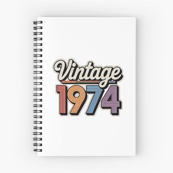 Item preview, VINTAGE 1974 Retro Text designed and sold by NiftyWrx.