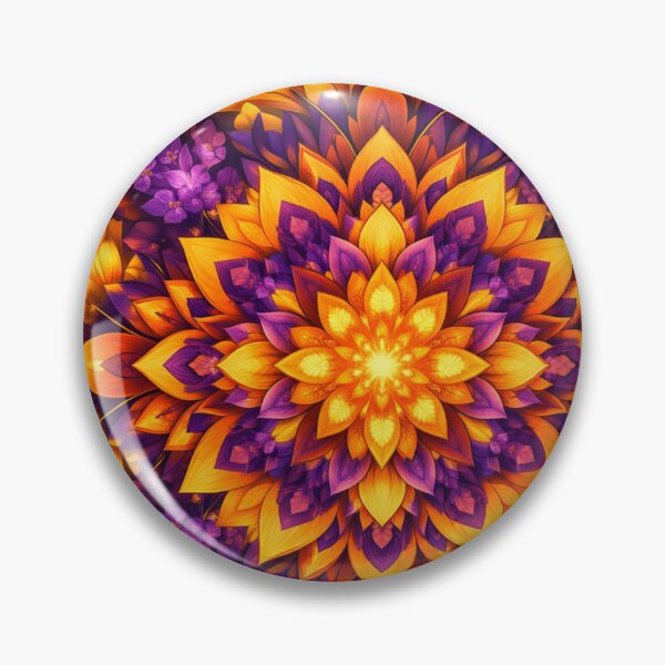 Item preview, Luminous floral symmetry designed and sold by Sigtrix.
