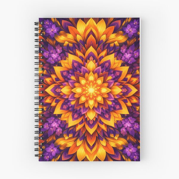 Item preview, Luminous floral symmetry designed and sold by Sigtrix.