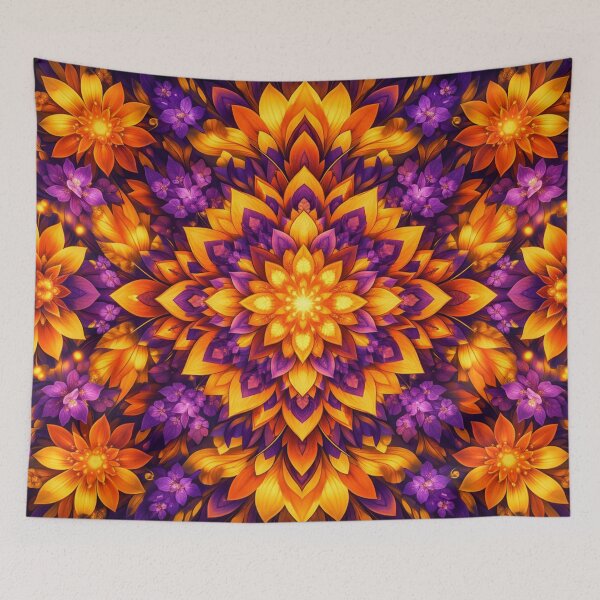 Item preview, Luminous floral symmetry designed and sold by Sigtrix.