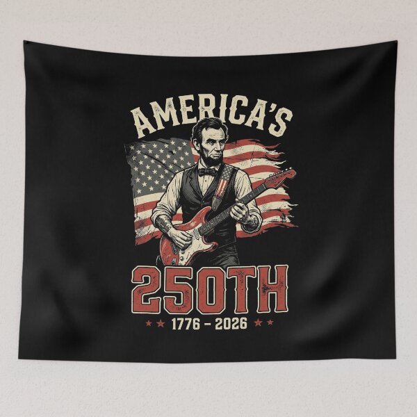 Item preview, Americas 250th 1776 2026 Vintage Patriot Guitar Tee designed and sold by SofenArt.