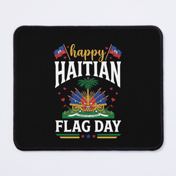Item preview, Happy Haitian Flag Day Haiti Crest Flags May 18 Tee designed and sold by SofenArt.