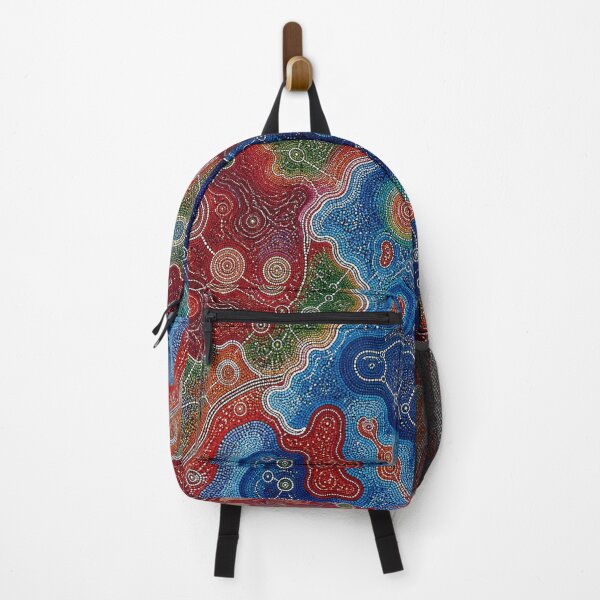 Item preview, Aboriginal Inspired Dot Art - Lava and Water Circular Epicenters designed and sold by GrinGalore.