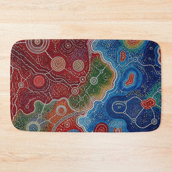 Item preview, Aboriginal Inspired Dot Art - Lava and Water Circular Epicenters designed and sold by GrinGalore.