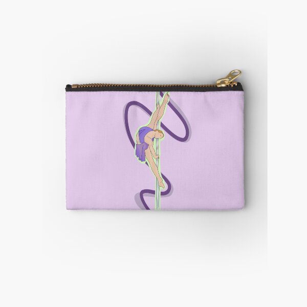 Item preview, Pole dancer artwork in purple & green designed and sold by BaRozen.
