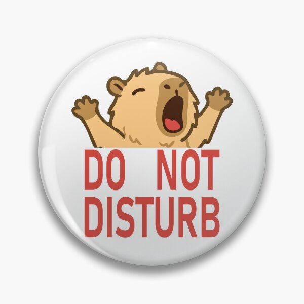 Item preview, Capy Snooze - Capybara Not Disturb Nap Sticker - Tee designed and sold by RedStreamStudio.