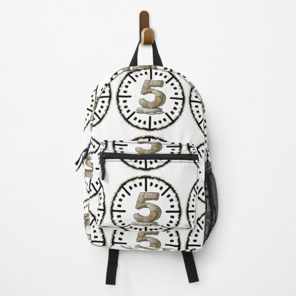 Item preview, Stone Carved Number 5 Ancient Tribal Badge Symbol Illustration designed and sold by DesignArtist.ia.