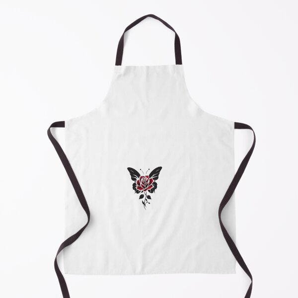 Item preview, Dark Black Butterfly with Rose Gothic Floral Butterfly Minimalist Art designed and sold by Mr-MC-kitty.