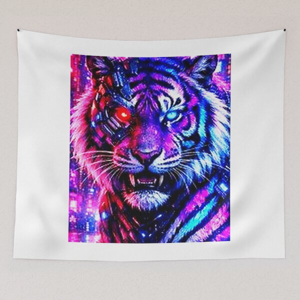Item preview, Neon Tiger: Predator of Cyber City designed and sold by Neo Tokio.