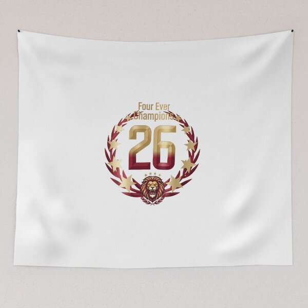 Item preview, Four Ever Champion 2026 – Galatasaray Fan Design, Lion Pride Celebration designed and sold by sahbender.
