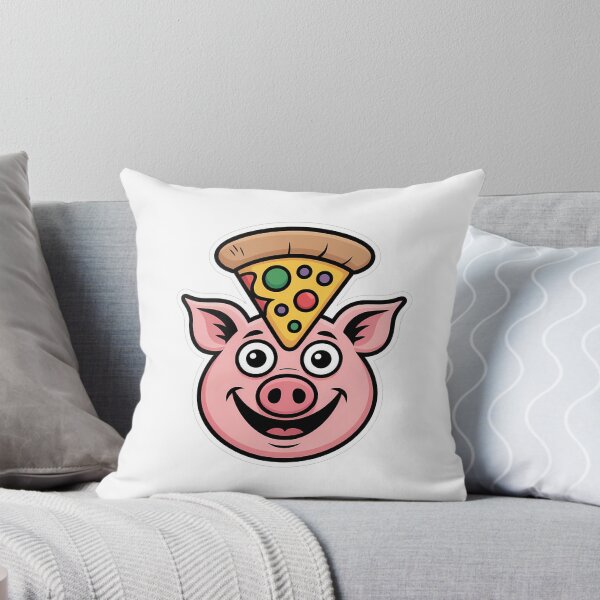 Item preview, Pig in Pizza Hat designed and sold by NiftyWrx.