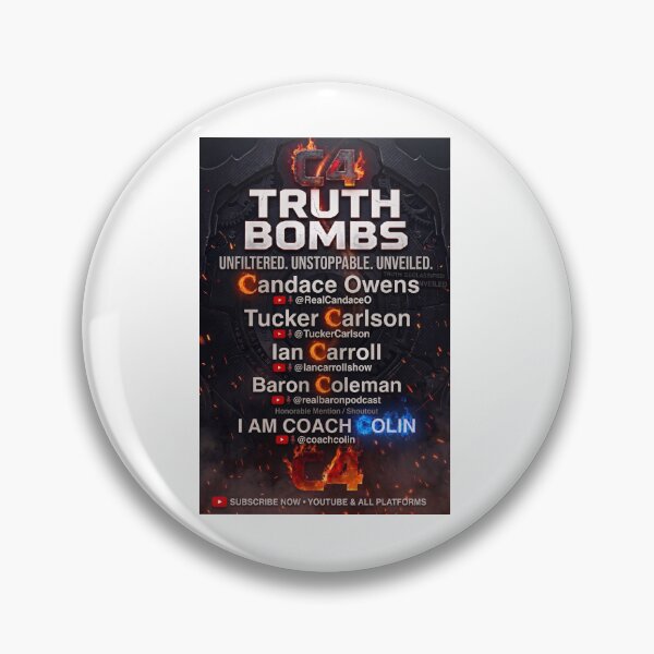 Item preview, C4 Truth Bombs - Unfiltered & Unstoppable Media Fan Art designed and sold by AmericaReacts.