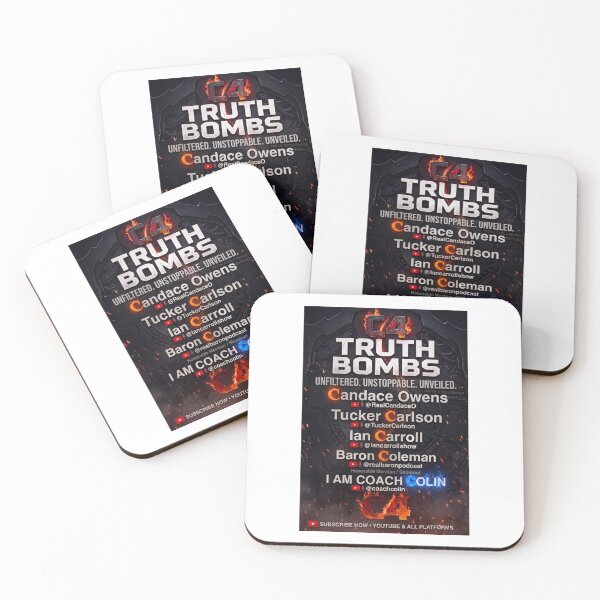 Item preview, C4 Truth Bombs - Unfiltered & Unstoppable Media Fan Art designed and sold by AmericaReacts.