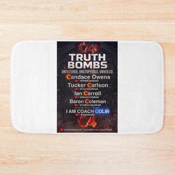 Item preview, C4 Truth Bombs - Unfiltered & Unstoppable Media Fan Art designed and sold by AmericaReacts.