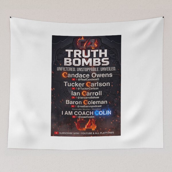 Item preview, C4 Truth Bombs - Unfiltered & Unstoppable Media Fan Art designed and sold by AmericaReacts.
