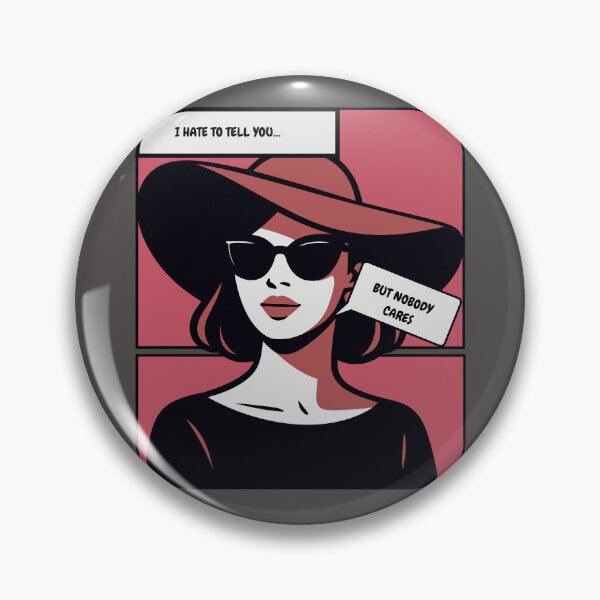 Item preview, I Hate To Tell You But Nobody Cares Retro Quote Design designed and sold by PrintandJoy.