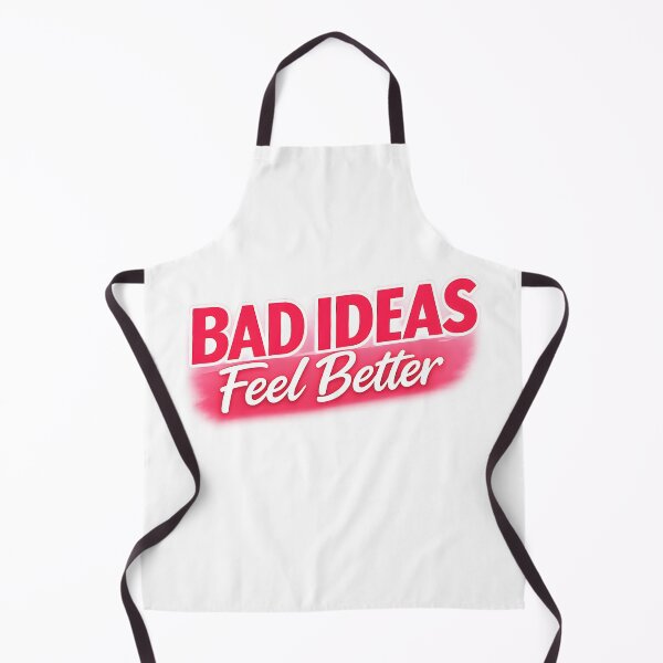 Item preview, Bad Ideas Feel Better Pink Retro Quote Aesthetic designed and sold by PMDesignStudio.