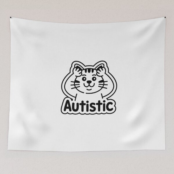 Item preview, Autistic Cat Doodle designed and sold by NiftyWrx.