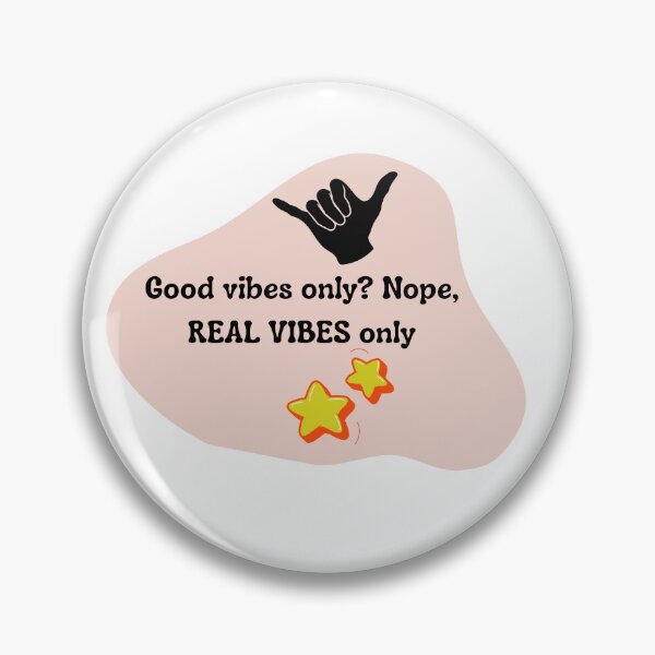 Item preview, Real Vibes Only | Authentic Energy Quote Aesthetic Design designed and sold by Pandey14.