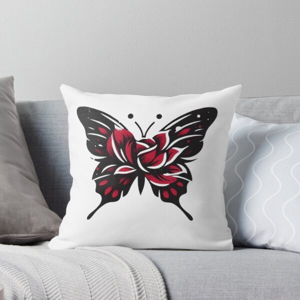 Item preview,  Dark Red and Black Butterfly Gothic Feminine Butterfly Art Print designed and sold by Mr-MC-kitty.