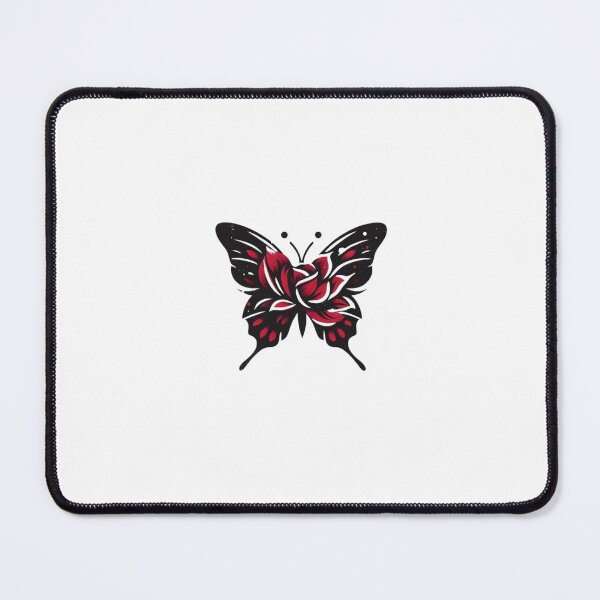 Item preview, Dark Red and Black Butterfly Gothic Feminine Butterfly Art Print designed and sold by Mr-MC-kitty.