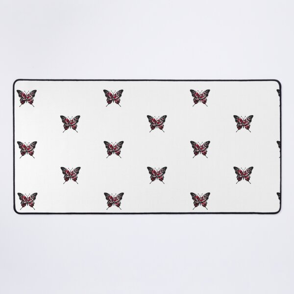 Item preview,  Dark Red and Black Butterfly Gothic Feminine Butterfly Art Print designed and sold by Mr-MC-kitty.