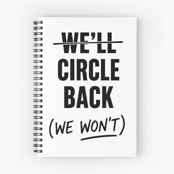 Item preview, We’ll Circle Back (We Won’t) – Corporate Humor Sticker, Office & Freelancer Joke designed and sold by WhiteRabitDesigns.