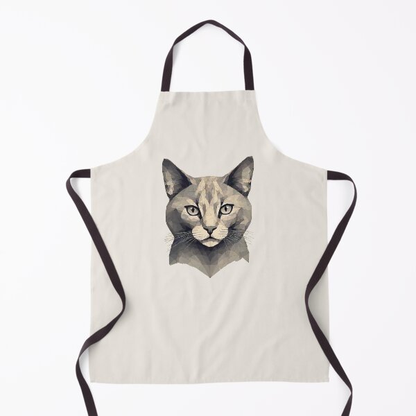 Item preview, Geometric Mosaic Cat – Modern Pet Art designed and sold by Tklezardesigns.