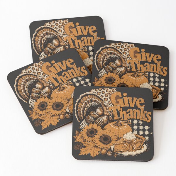Item preview, Give Thanks Vintage Turkey Autumn Harvest designed and sold by AwesomeBeyondLimits.