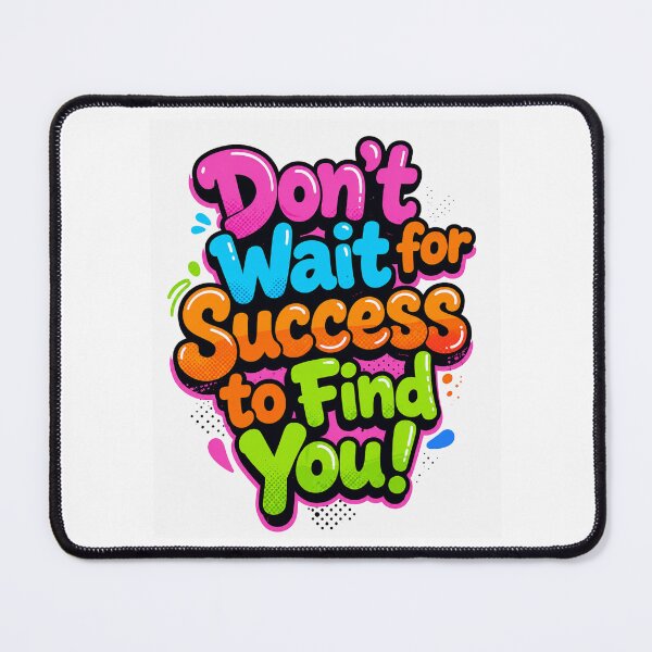 Item preview, Colorful Motivational Pop Art Typography designed and sold by blackBubble1.