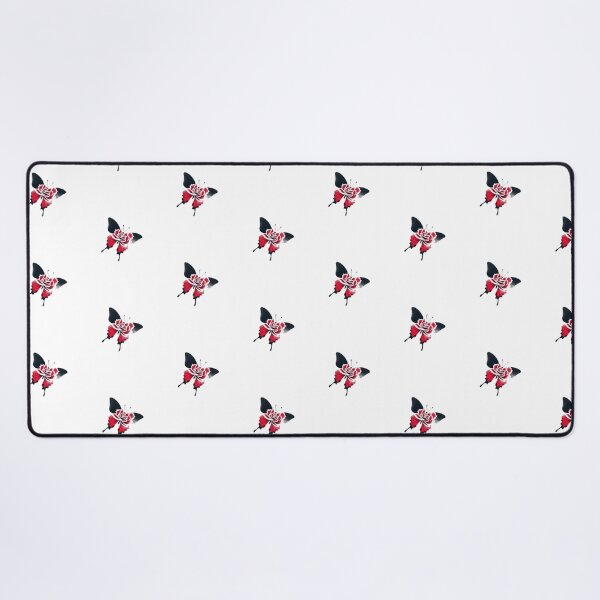 Item preview,  Red Rose with Black Butterfly Dark Floral Gothic Botanical Art designed and sold by Mr-MC-kitty.
