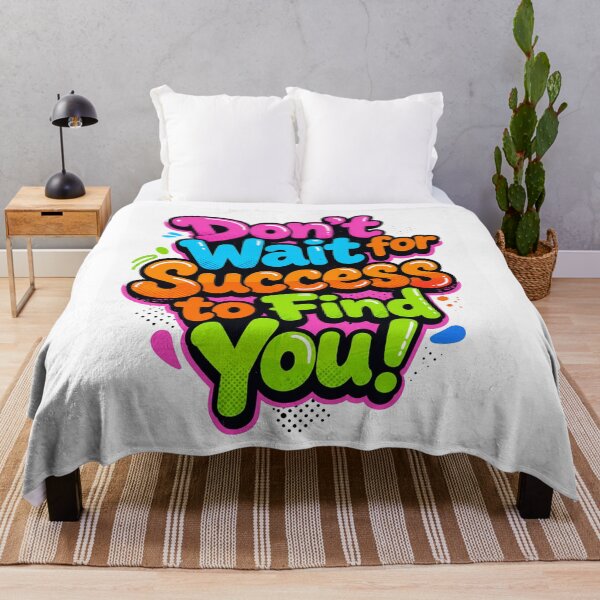 Item preview, Colorful Motivational Pop Art Typography designed and sold by blackBubble1.