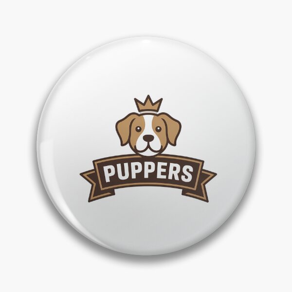 Item preview, Puppers Crowned Dog Emblem designed and sold by NiftyWrx.