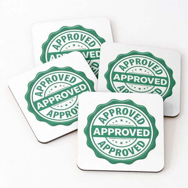 Item preview, Approved Stamp designed and sold by StudioRedKoala.