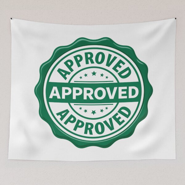 Item preview, Approved Stamp designed and sold by StudioRedKoala.