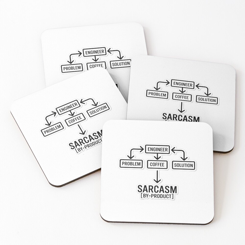 Item preview, Coasters (Set of 4) designed and sold by NiftyWrx.