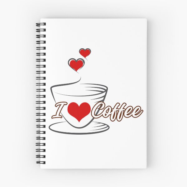 Item preview, Hearts with "I love coffee" designed and sold by Lorens Designs.