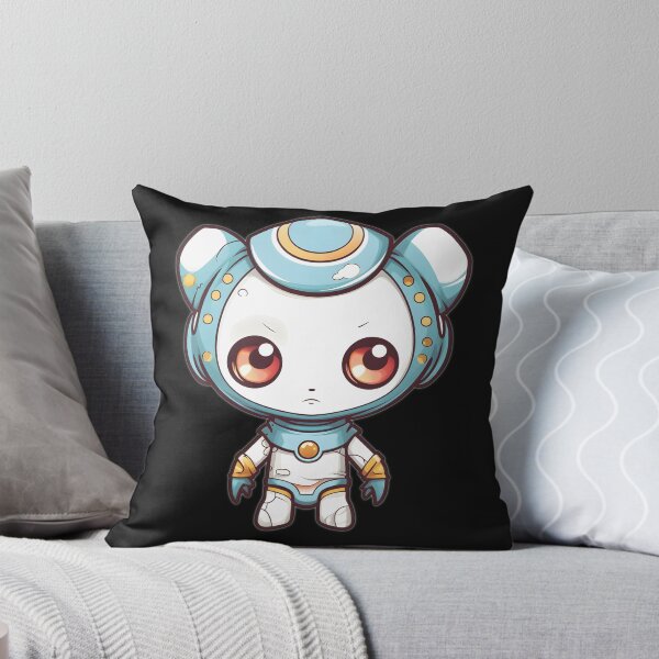 Item preview, Cute Kawaii Space Robot Chibi Sci Fi Character Design designed and sold by CyfroweMysli.