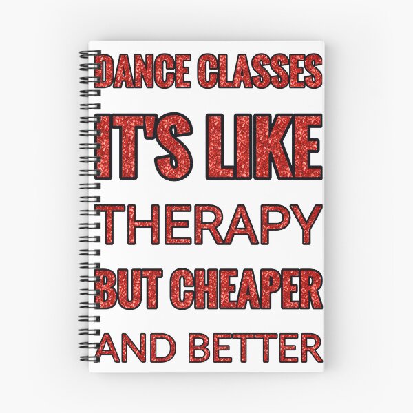 Item preview, Dance Classes It'S Like Therapy But Cheaper And Better Red Rhinestone designed and sold by TheIconSmith.