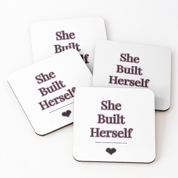 Item preview, She Built Herself - Inspirational Female Empowerment designed and sold by Red66circle.