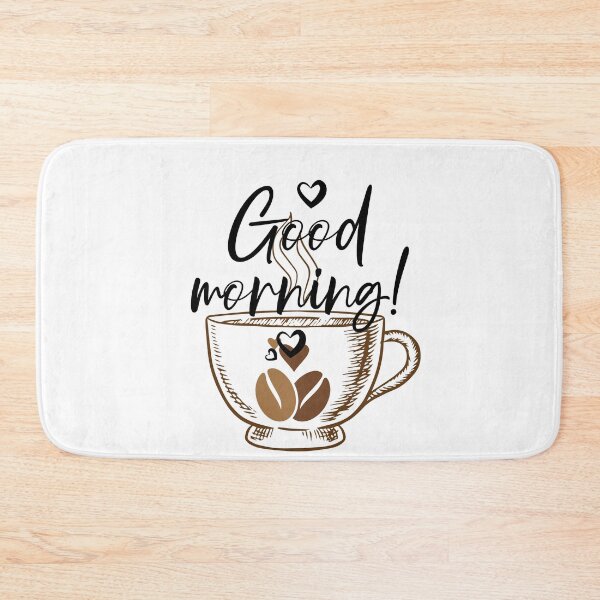 Item preview, Good Morning with Coffee designed and sold by Coffee & Designs.