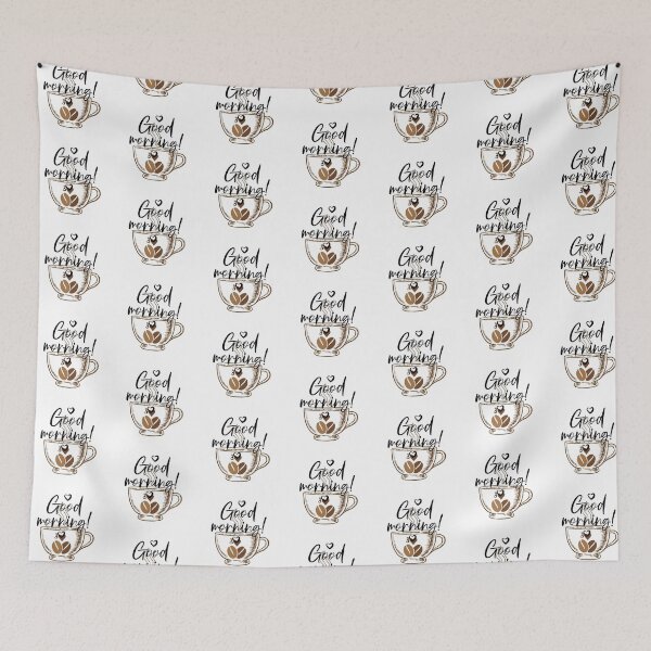 Item preview, Good Morning with Coffee designed and sold by Lorens Designs.