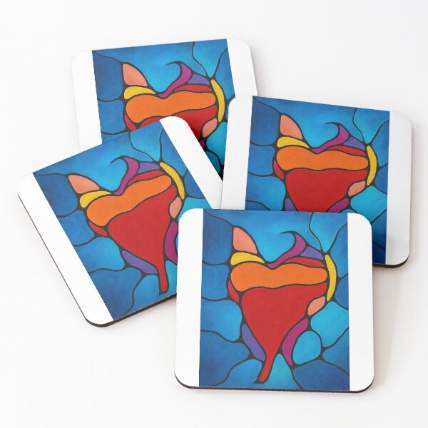 Item preview, Love In Your Heart, Vibrant Neurographic Heart Abstract for Love, Healing & Emotional Connection designed and sold by Sherrylynart.