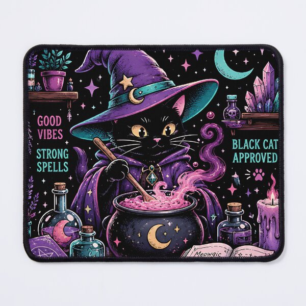 Item preview, Pastel Goth Witchy Cat Brewing Destiny designed and sold by Jaideep Walia.