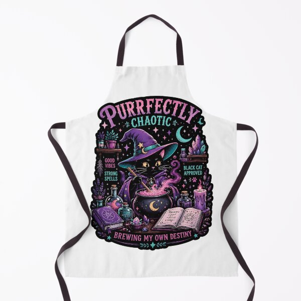 Item preview, Pastel Goth Witchy Cat Brewing Destiny designed and sold by Jaideep Walia.