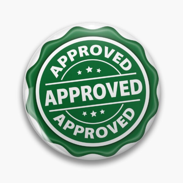 Item preview, Approved Stamp designed and sold by StudioRedKoala.