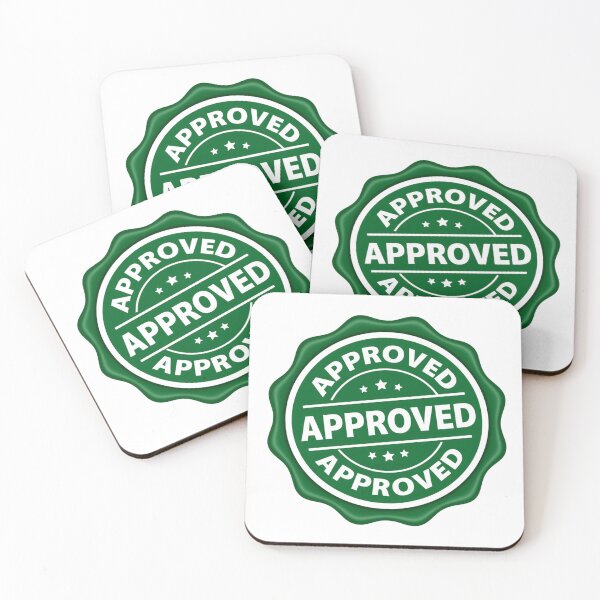 Item preview, Approved Stamp designed and sold by StudioRedKoala.