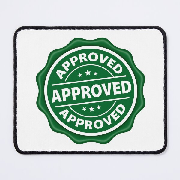 Item preview, Approved Stamp designed and sold by StudioRedKoala.