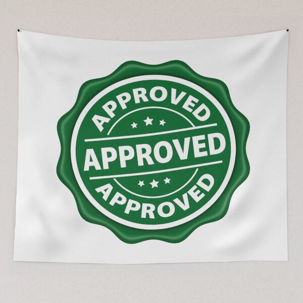 Item preview, Approved Stamp designed and sold by StudioRedKoala.
